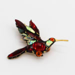 Annie Sherburne, Drop Earrings - Red/Blue, 2024