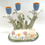 Laurance Simon, Three Little Birds Candelabra, 2025