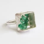 Kelvin J Birk, Freeform Ring - Emeralds, 2021