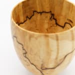 Bert Marsh, Spalted Horse Chestnut Vase, 2000