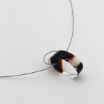 Marlene McKibbin, Edge Dyed Cuff Bangle (Tangerine), 2021