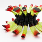 Marlene McKibbin, Edge Dyed Cuff Bangle (Tangerine), 2021