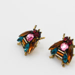 Annie Sherburne, Drop Earrings - Red/Blue, 2024