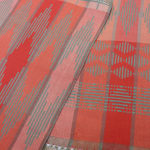 Jennifer Shellard, Sunset - Blues, Greys, Navy, Orange Gradating Stripes, Scallop Edge, 2022