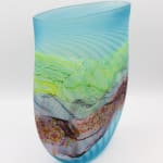 Thomas Petit, Stormy Skies - Large Flattened Flask, 2024