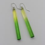 Marlene McKibbin, Circle Top Earrings - Lime, 2023