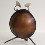 John Creed, Hand Bell With Wood Cube Handle , 2022