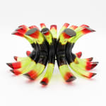 Marlene McKibbin, Edge Dyed Cuff Bangle (Tangerine), 2021