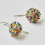 Claire Underwood, Green Grid Earrings, 2022