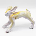 Agalis Manessi, Running Hare in Yellow, 2023