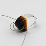 Marlene McKibbin, Edge Dyed Cuff Bangle (Tangerine), 2021