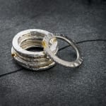 Janet Hinchliffe McCutcheon, Heavy Silver Ripple Ring, 2024