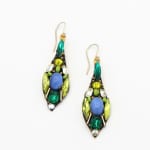 Annie Sherburne, Drop Earrings - Red/Blue, 2024
