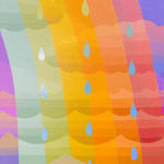 Amy Lincoln, Rainbow with Rain Clouds, 2022