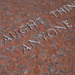 Jenny Holzer, Survival: You Are Caught Thinking About Killing Anyone You Want, 1989