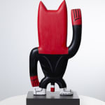 Mark Swart, Flowing Ribbon Red, 2025