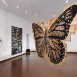 Andrea Bowers, Papillon Monarque (No one is illegal ; Dream, Rise, Organize / Personne n’est illégale ; Rêve, Défend, Organise), Graphic collaboration with...