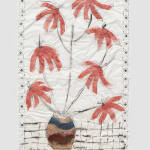 Isabella Ducrot, Red Flowers, 2024