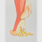 Ivy Haldeman 艾薇·海德曼, Crop, Feet Touch, Pinky Along Frame 裁切，脚部碰触，小指贴近边缘, 2019