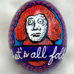Roz Chast, Yellow Black Amphora, 2025