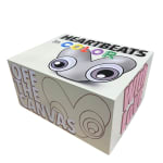 Novelty box for John Westbay Heart Motif Sculpture in Gold with Custom Paint Tagging. Available at Carousel Fine Art.