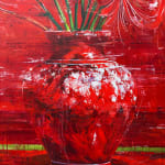 "Amor", painting by Eric Alfaro artist from Cuba, based in the United States. Available at Carousel Fine Art