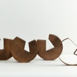 Juliette Bigley, Steel and silverwallpiece 2, 2019