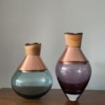 Pia Wustenberg, Small India Stacking Vessel II - Rose and Copper, 2020