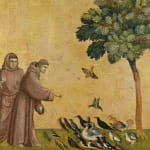 Leah Jensen, Saint Francis of Assisi Preaching to the Birds, 2020