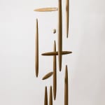 Ruth Charlotte Kneass, Oak Drop Stair Step Mobile, 2020