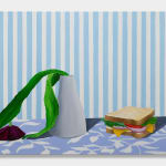 Alec Egan, Dog with Pasta Bite , 2023