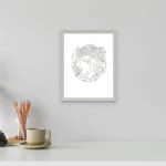 Unframed limited edition giclee print. Professionally printed by The Artist Print Room on Hahnemuhle museum etching paper. 'Leaving Eden' detail view by Charlie Kirkham