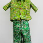 Dickens Otieno, School Uniform (Lime green shirt, forest green shorts), 2023