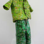 Dickens Otieno, School Uniform (Lime green shirt, forest green shorts), 2023