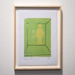 Magnus Hammick, Yellow Cube Within the Landscape II, 2016