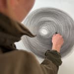 Carali McCall, Work no. 2 (Line Drawing) 1hour 15minutes, 2019