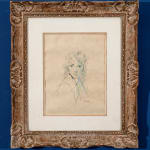 LEONARD TSUGUHARU FOUJITA, Jeune femme en peignoir