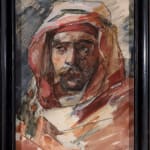 EDUARD FRANKFORT, Self-Portrait in Bedouin costume