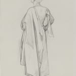 JEAN-LÉON GEROME, Standing Arnaut seen from behind, with a curved sword