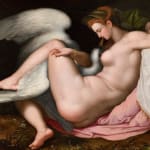 FRENCH FOLLOWER OF MICHELANGELO, Leda and the Swan, first half of the 16th century