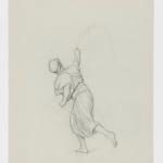 JEAN-LÉON GEROME, Standing Arnaut seen from behind, with a curved sword