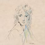 LEONARD TSUGUHARU FOUJITA, Jeune femme en peignoir