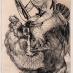 EDUARD FRANKFORT, Self-Portrait in Bedouin costume