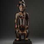 ATTRIBUTED TO THE MENZIES GROUP, Red-figure Epichysis with Hermaphroditos and a Woman, Greek, Apulian, ca. 330-310 B.C.