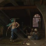 JEAN-LÉON GEROME, Standing Arnaut with pistol and dagger