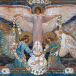 ANN MACBETH, Angels Garlanding the Infant Christ