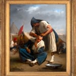 CLAUDE-MARIE DUBUFE AND WORKSHOP, Portrait of Hassan, Keeper to Charles X's giraffe