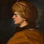 PIER FRANCESCO MOLA, Profile of a man wearing a turban