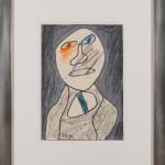 Jean Dubuffet, Personnage et paysage, 1962
