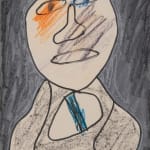 Jean Dubuffet, Personnage et paysage, 1962